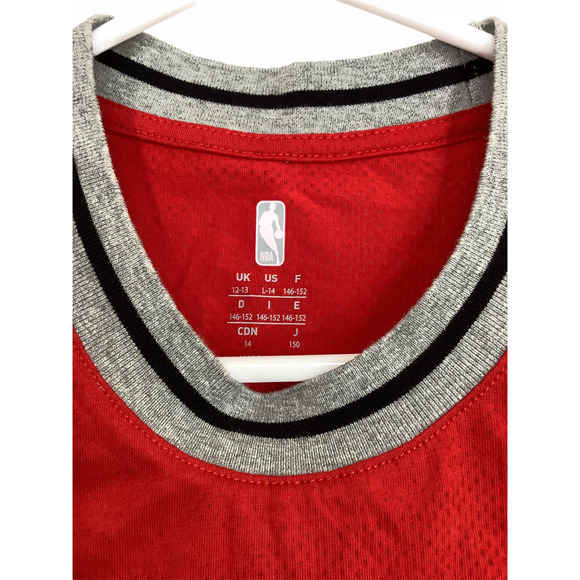 NBA Raptors Red Graphic S/S T-Shirt Large 14 - Picture 5 of 6